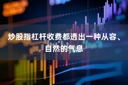 炒股指杠杆收费都透出一种从容、自然的气息