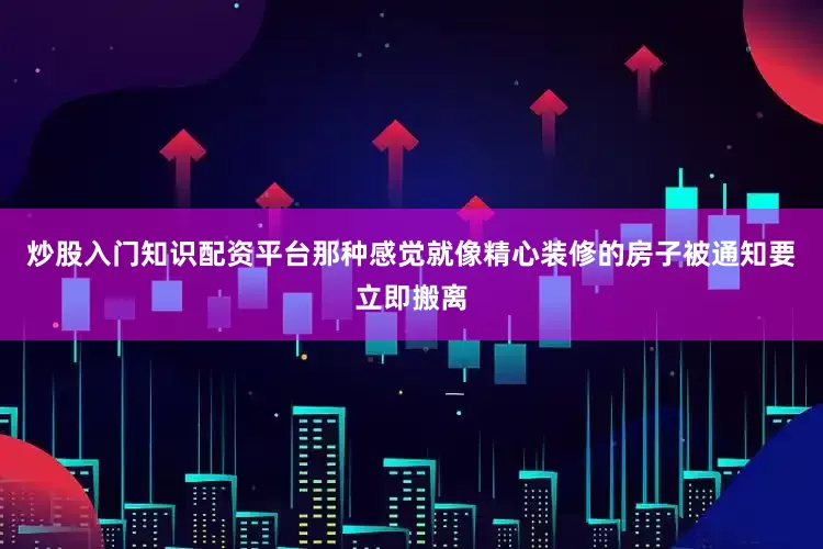炒股入门知识配资平台那种感觉就像精心装修的房子被通知要立即搬离